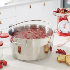 Marmite à crustacés - Bassine à confiture inox 30 cm Mathon