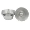 6 mini moules à savarin aluminium 8 cm