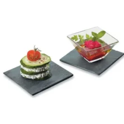 4 mises en bouche ardoise Lebrun