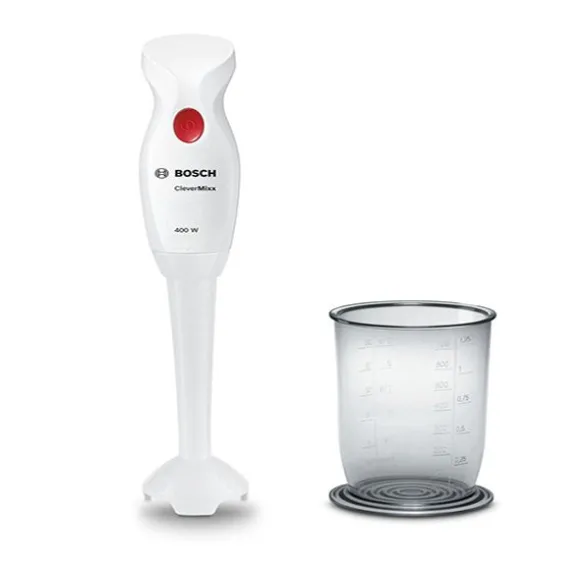 Mixeur Plongeant CleverMixx blanc 400 W MSM14100 Bosch
