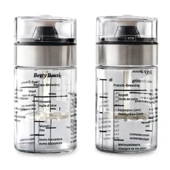 2 mélangeurs pour sauce à salade en verre Betty Bossi