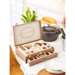 Ménagère 48 pièces Miroir inox Pradel Excellence