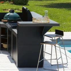 Modulo comptoir bar 60 cm gris cargo ENO