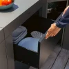 Modulo plan de travail avec tiroirs gris cargo ENO