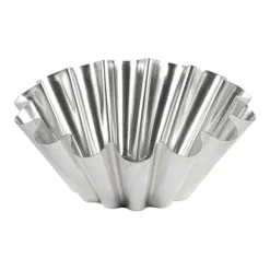 Moule à brioche grosses côtes en fer blanc 20 cm Gobel