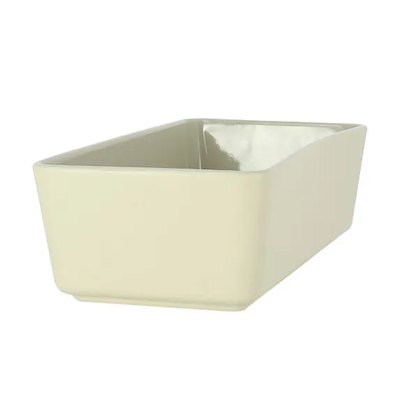 Moule à cake Octave en grès beige 27 x 13,5 cm Menastyl