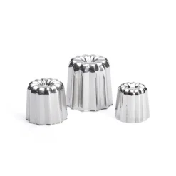 Moule à canelés en inox Ø 5,5cm De Buyer