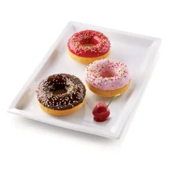 Moule 6 donuts silicone Platinium Silikomart