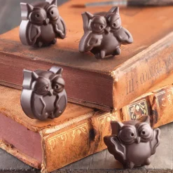 Moule en silicone 12 chocolats chouette Silikomart