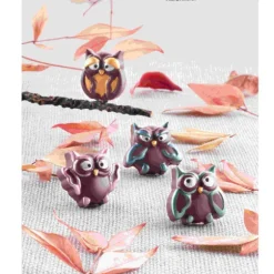 Moule en silicone 12 chocolats chouette Silikomart