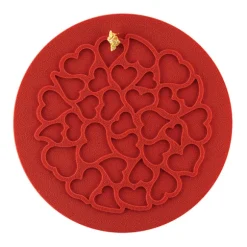 Moule en silicone décor love 18 cm Silikomart