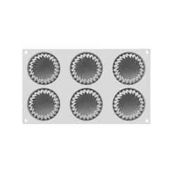 Moule en silicone pour 6 portions Mini Wave Silikomart