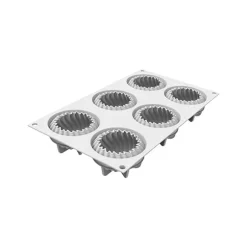 Moule en silicone pour 6 portions Mini Wave Silikomart
