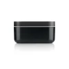 Moule et bac à glaçons Ice Box en silicone souple et plastique noir 132 glaçons Lékué