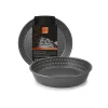 Moule haut perforé antiadhérent en acier 24 cm Ibili