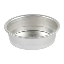 Moule à manqué rond uni en fer blanc bordé 28 cm Gobel