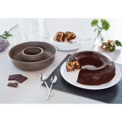 Moule à savarin ou couronne acier revêtu antiadhérent 24 cm Mathon