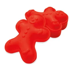 6 moules en silicone Bonhomme pain d’épices Scrapcooking