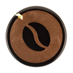 6 moules en silicone décor mini coffee 7 cm Silikomart