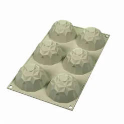 Moule silicone 6 mini gâteaux Mini Gemma Silikomart