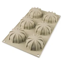 Moule silicone 6 mini gâteaux Mini Goccia Silikomart