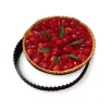 Moule à tarte amovible acier revêtu antiadhérent bords cannelés 28 cm Mathon