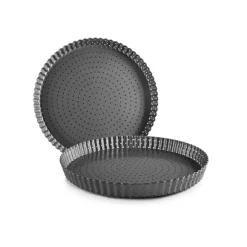 Moule à tarte cannelé perforé antiadhérent avec fond amovible 28 cm Ibili