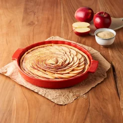 Moule à tarte céramique Appolia rouge 30 cm Peugeot