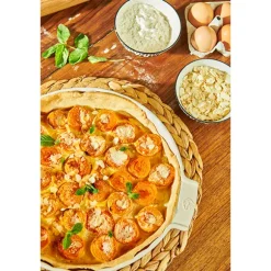 Moule à tarte céramique Appolia écru 30 cm Peugeot
