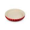 Moule à tarte céramique 28 cm Cerise Le Creuset