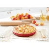 Moule à tarte en céramique 24 cm rouge Mathon
