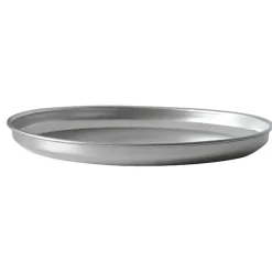Moule à tarte inox bord droit 28 cm Steel Pan