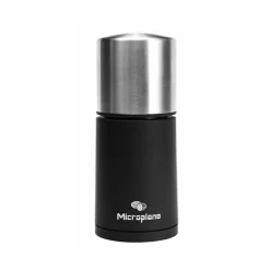 Moulin à épice 2-en-1 noir et inox Microplane