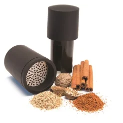 Moulin à épices 2-en-1 noir Microplane