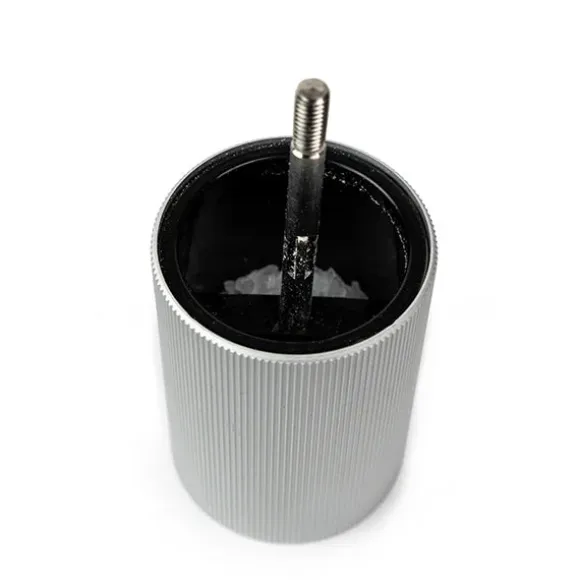Moulin à sel manuel aluminium et bois Line 12 cm Peugeot