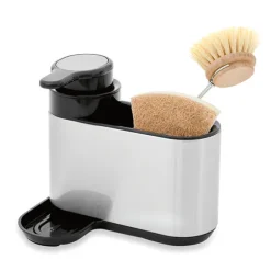 Organisateur d'évier en inox avec distributeur de savon Mathon