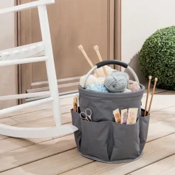 Panier multirangement 17 L gris Mathon