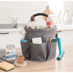 Panier multirangement 17 L gris Mathon