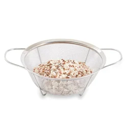Passoire à maille fine sur pieds en inox pour riz 23,5 cm Mathon