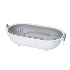 Passoir rotative ovale et bol de trempage 1,7 L Kokubo