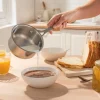 Petite casserole inox 2 becs verseurs 12 cm Mathon