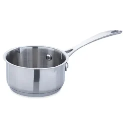 Petite casserole inox 2 becs verseurs 12 cm Mathon