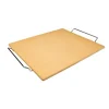 Pierre pour pizza rectangulaire 41 x 36 cm avec support Ibili