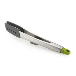 Pince en inox et silicone verrouillable avec reposoir Joseph Joseph