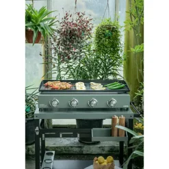 Plancha gaz 4 bruleurs 10 kW DOC325 Livoo