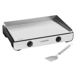 Plancha Pro 65 noire et spatule en inox Lagrange