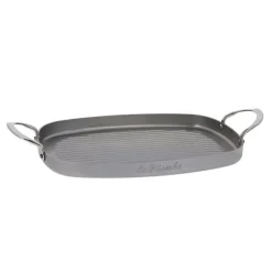 Plancha rectangulaire grill acier Minéral B 38 x 26 cm De Buyer