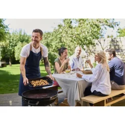 Plancha rectangulaire Grill To Table noir satin 43 cm Peugeot