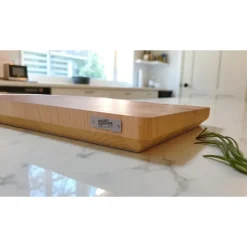 Planche à découper en bois debout hêtre avec chanfrein 39,3 x 28,9 cm Roger Orfèvre