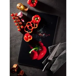 Planche à découper verre trempé Poivron 52 cm Pradel Excellence